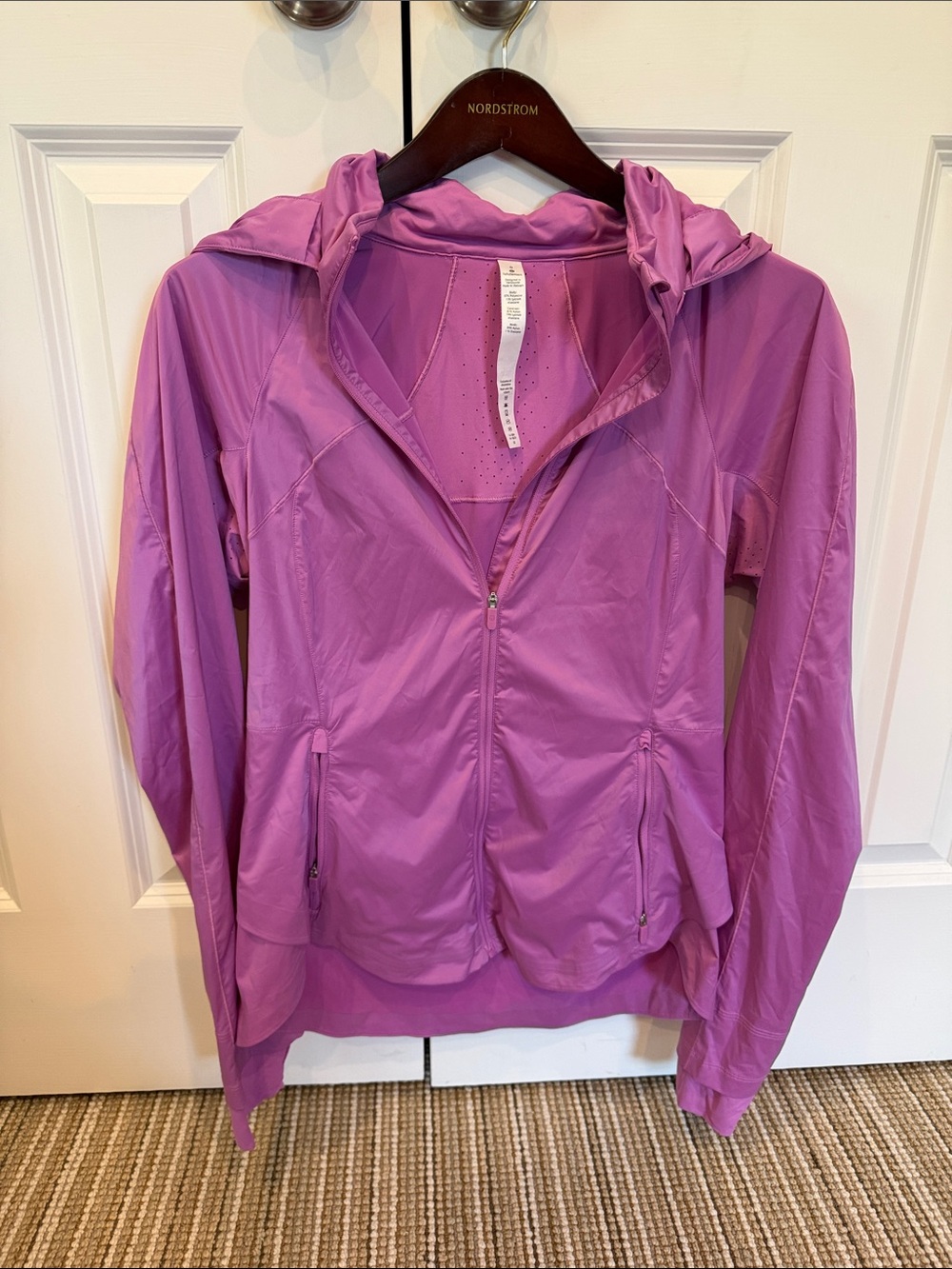 lululemon athletica Lavender Hooded Utility Jacket